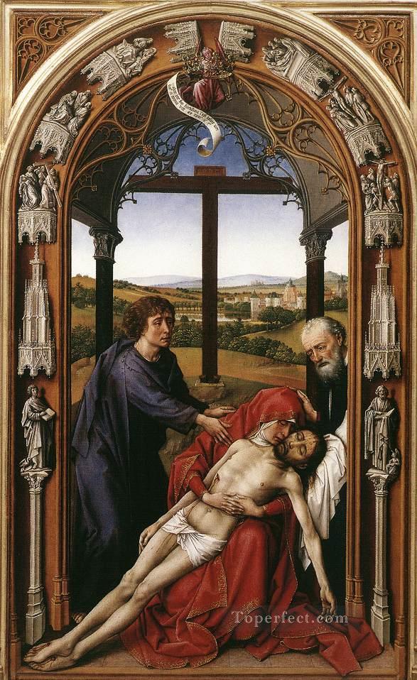 Miraflores Altarpiece central panel Rogier van der Weyden Oil Paintings